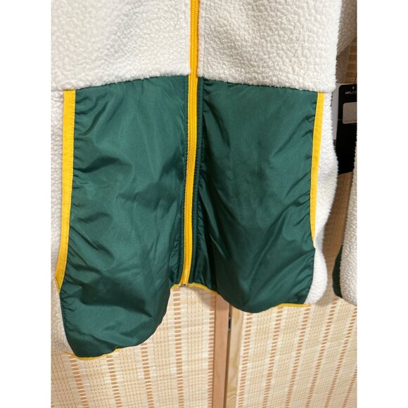 NFL Team Apparel Green Bay Packers Sherpa Fleece Hoodie Jacket SOLD - Picture 11 of 14